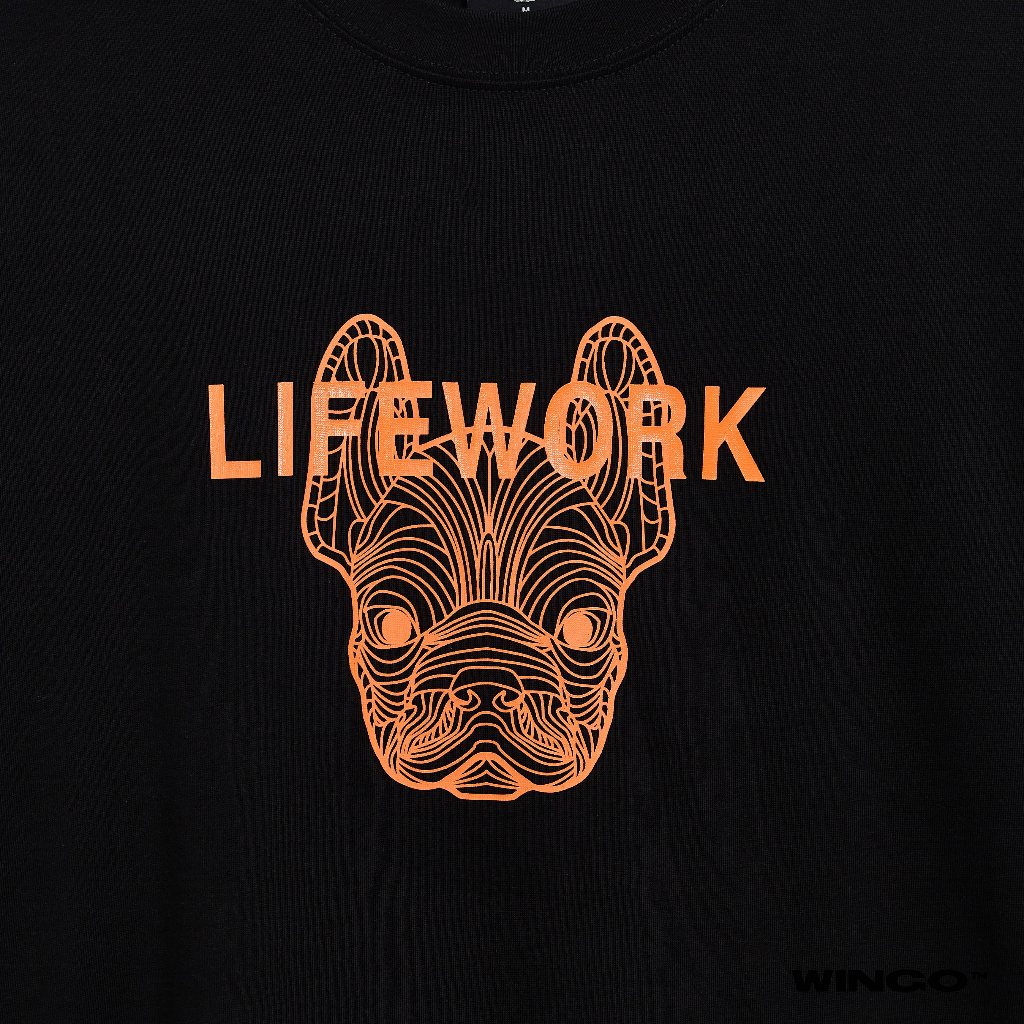 Áo phông chính hãng Life Work Black Ladok Face T Shirt