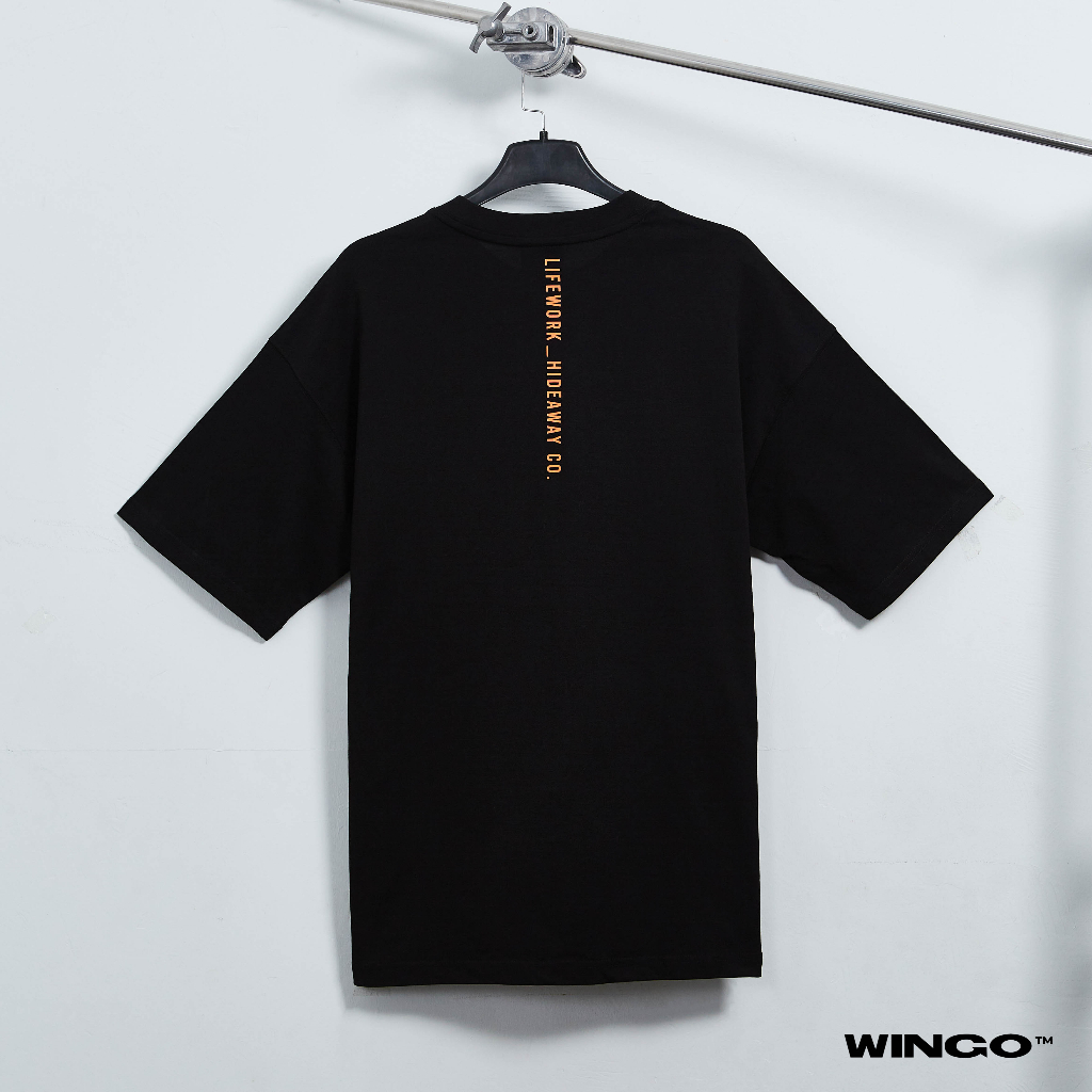 Áo phông chính hãng Life Work Black Ladok Face T Shirt