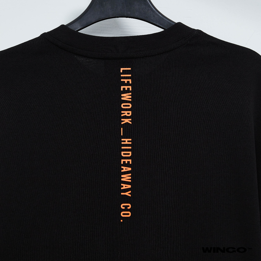 Áo phông chính hãng Life Work Black Ladok Face T Shirt