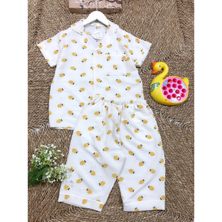 Bộ pyjama chất đũi xốp nhiều hình xinh xắn