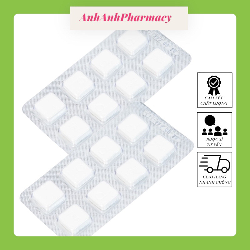 Kẹo ngậm giảm ho, tiêu đàm, thông cổ họng Tyrotab hộp 80 viên