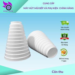 Côn thu PVC ống nước hoặc ống gió dùng trong thông gió nhiều kích thước từ 200-100