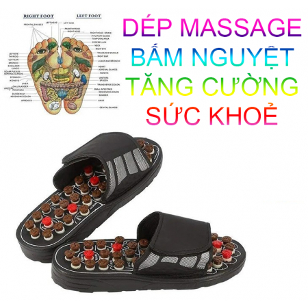 Dép Massage , DÉP Bấm Huyệt giảm tê nhức bàn chân.
