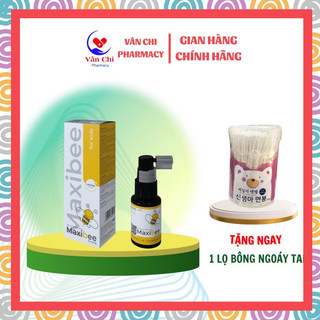 Xịt họng keo ong cho trẻ maxibee for kids - giảm ho, giảm khò khè, đau họng ở trẻ - lọ 20ml - nt vân chi