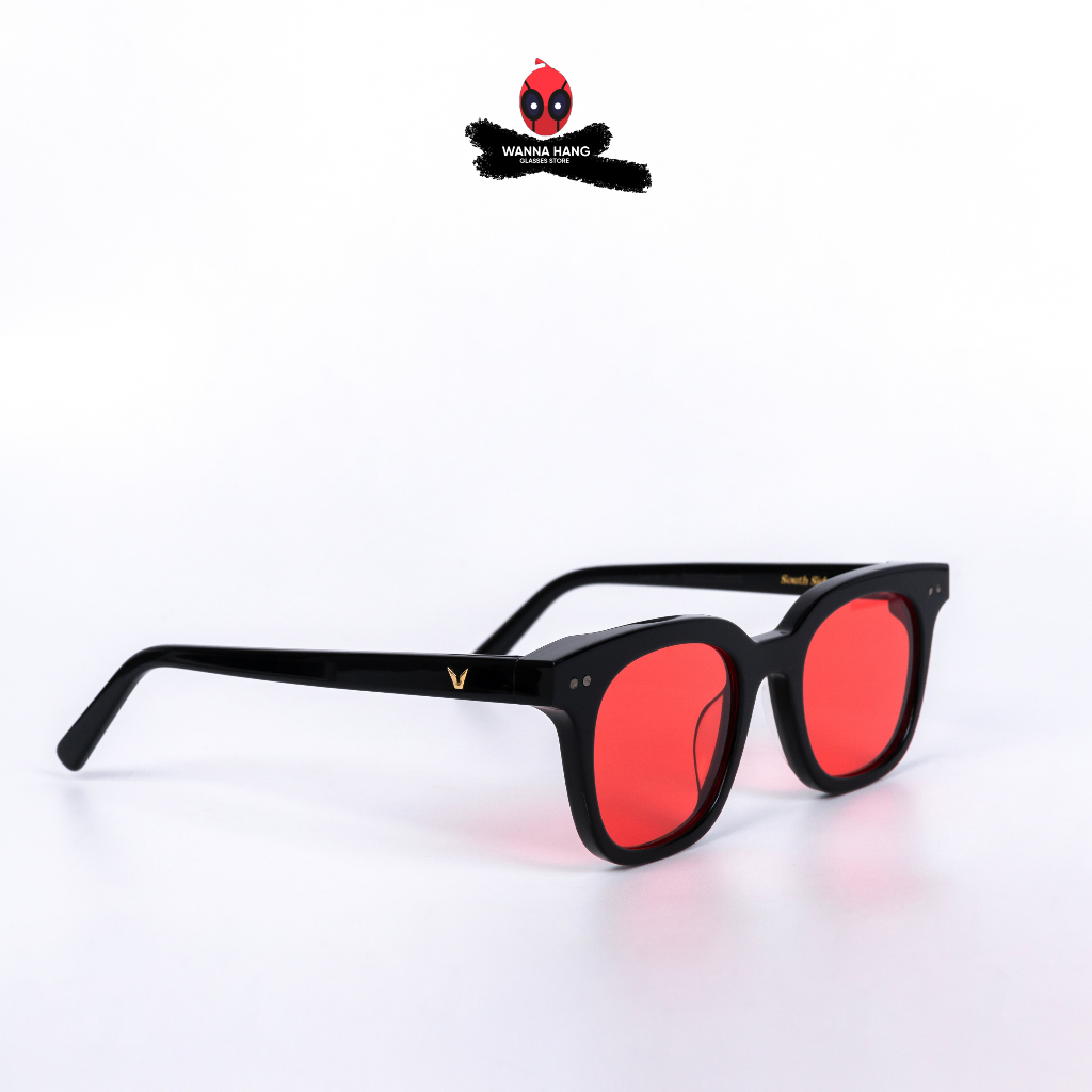 Kính mát nam chữ V kính râm mắt vuông nam nữ đẹp cao cấp chống tia UV Wanna Hang WHGM18