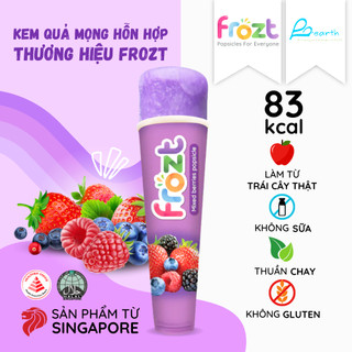  Kem Quả Mọng Hỗn Hợp Thương Hiệu FROZT - FROZT Mixed-Berries Popsicle 85G
