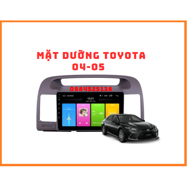 BỘ MÀN HÌNH MẶT DƯỠNG Ô TÔ CHO XE TOYOTA CAMRY ĐỜI 2004-2005 KÈM THEO JACK ZIN CHO XE CHẤT LƯỢNG CAO