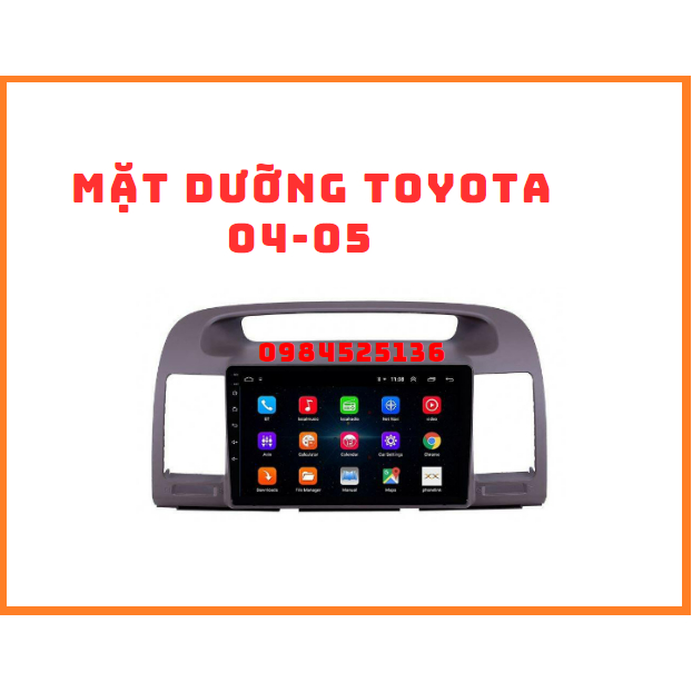 BỘ MÀN HÌNH MẶT DƯỠNG Ô TÔ CHO XE TOYOTA CAMRY ĐỜI 2004-2005 KÈM THEO JACK ZIN CHO XE CHẤT LƯỢNG CAO