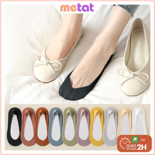  Tất Đi Giày Búp Bê Giày Cao Gót Chống Trơn Trượt - Tất Chân Nữ Chất Liệu Su Lụa Kháng Khuẩn Khử Mùi - Mê Tất Official 