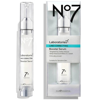 Serum giảm nếp nhăn No7 Laboratories Line Correcting Booster Serum 15ml