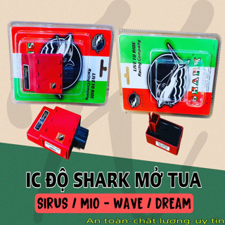 Ic độ shark cho xe wave dream sirius mio mở tua