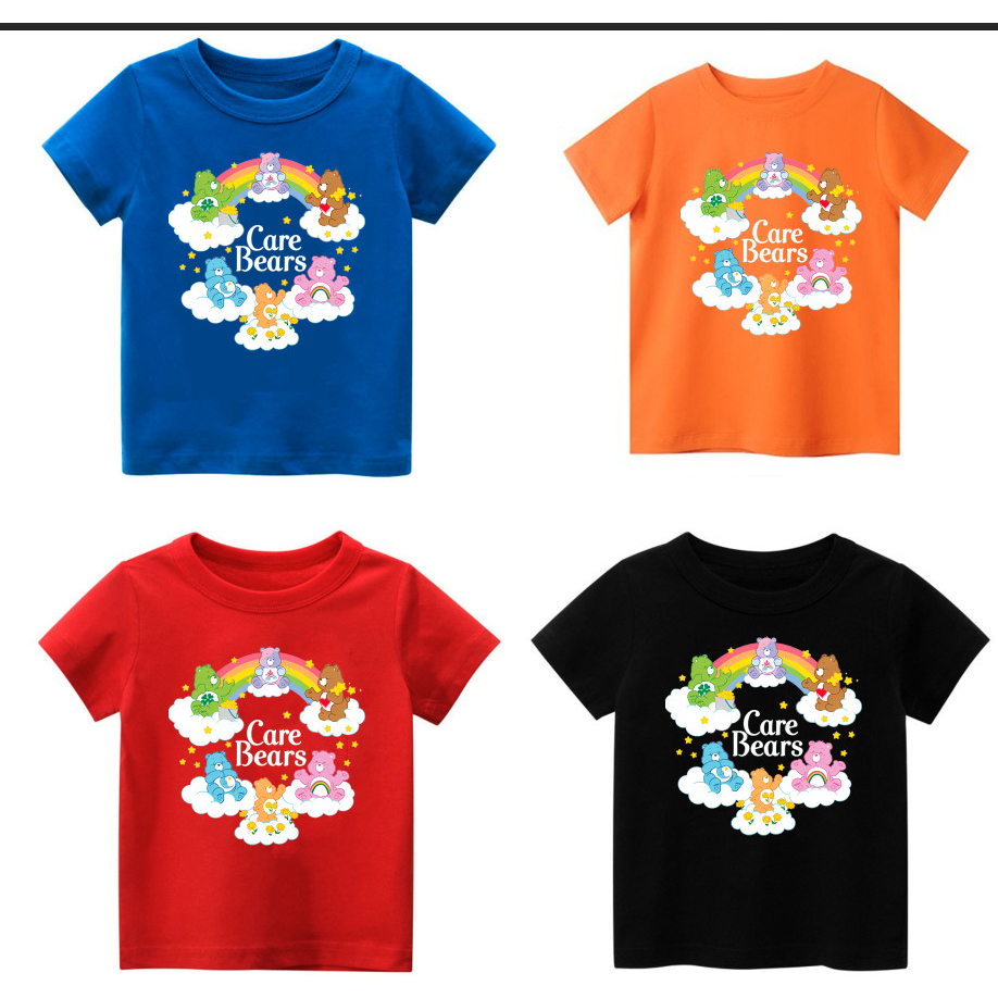 áo gấu care Bears cho bé và bố mẹ tuyệt đẹp
