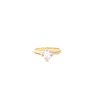 N873 nhẫn nữ uha mạ vàng 18k đính đá cz - trang sức uha