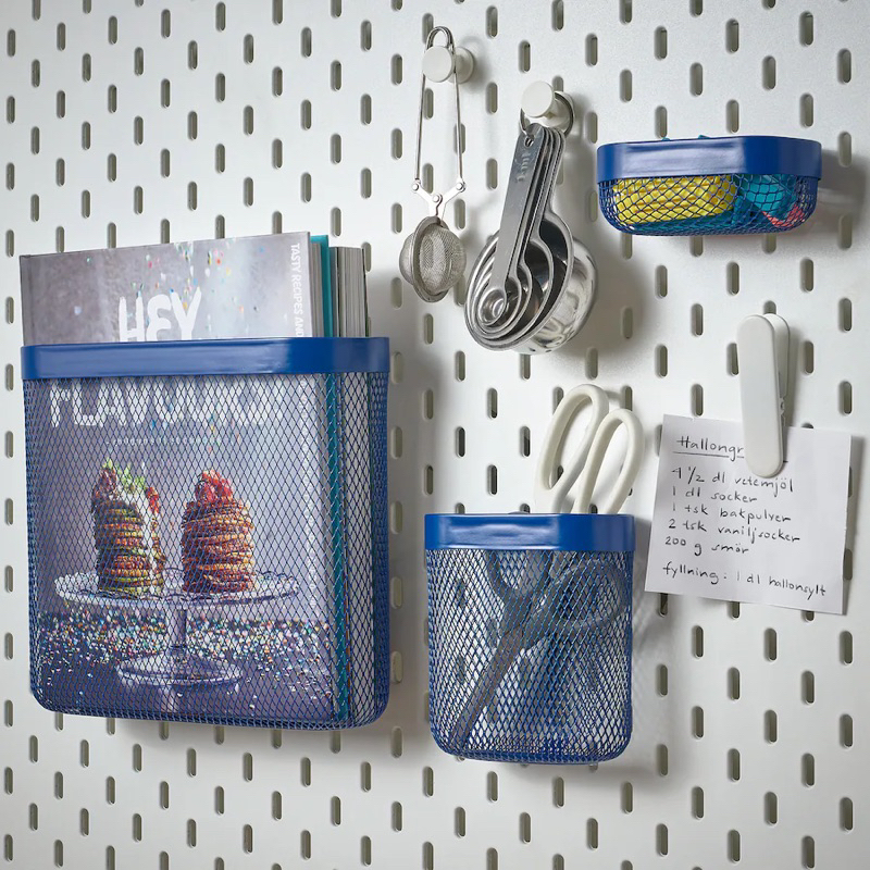 Giỏ cài bảng 3pcs SKÅDIS IKEA chính hãng