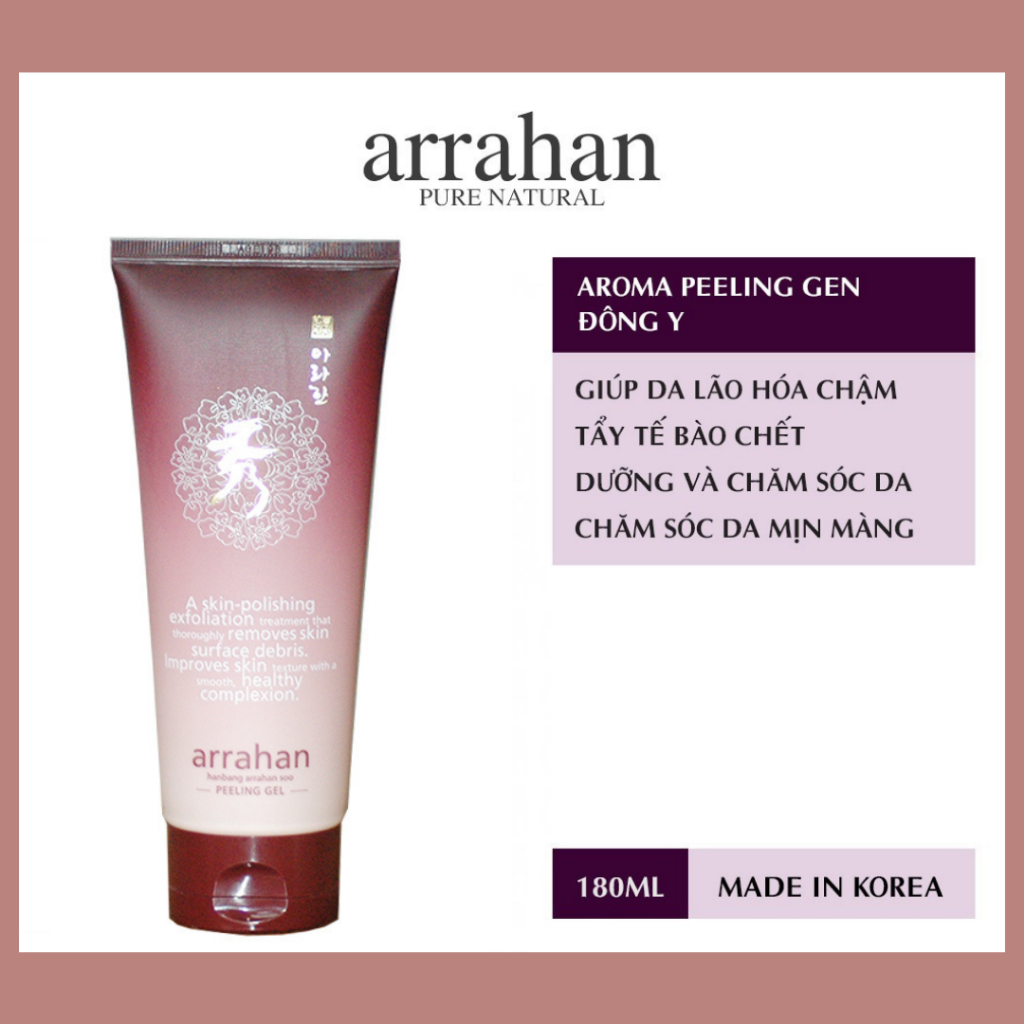Combo 2 Tẩy Da Chết Arrahan Soo Peeling Gel 180ml Hàn Quốc (Arrahan thảo dược)