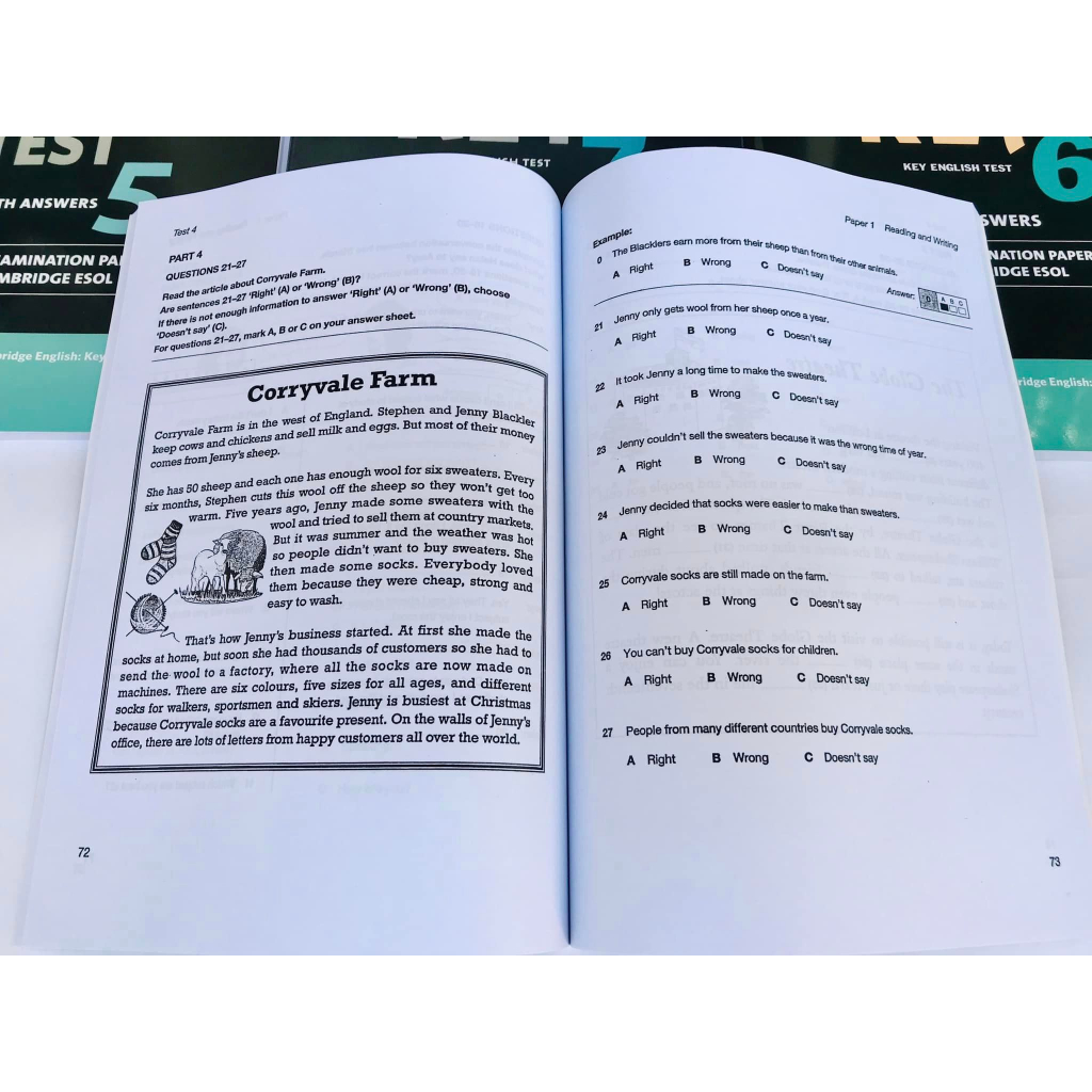 Key english test bộ 7 cuốn