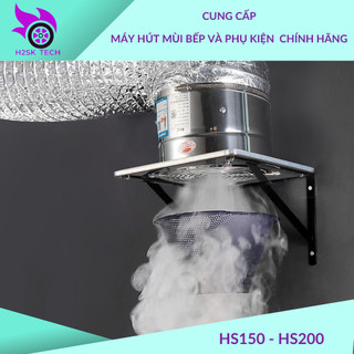 Quạt hút mùi bếp HS150 -h2sktech cho căn hộ nhỏ và sinh viên Tặng kèm ống mềm bảo hành 12 tháng