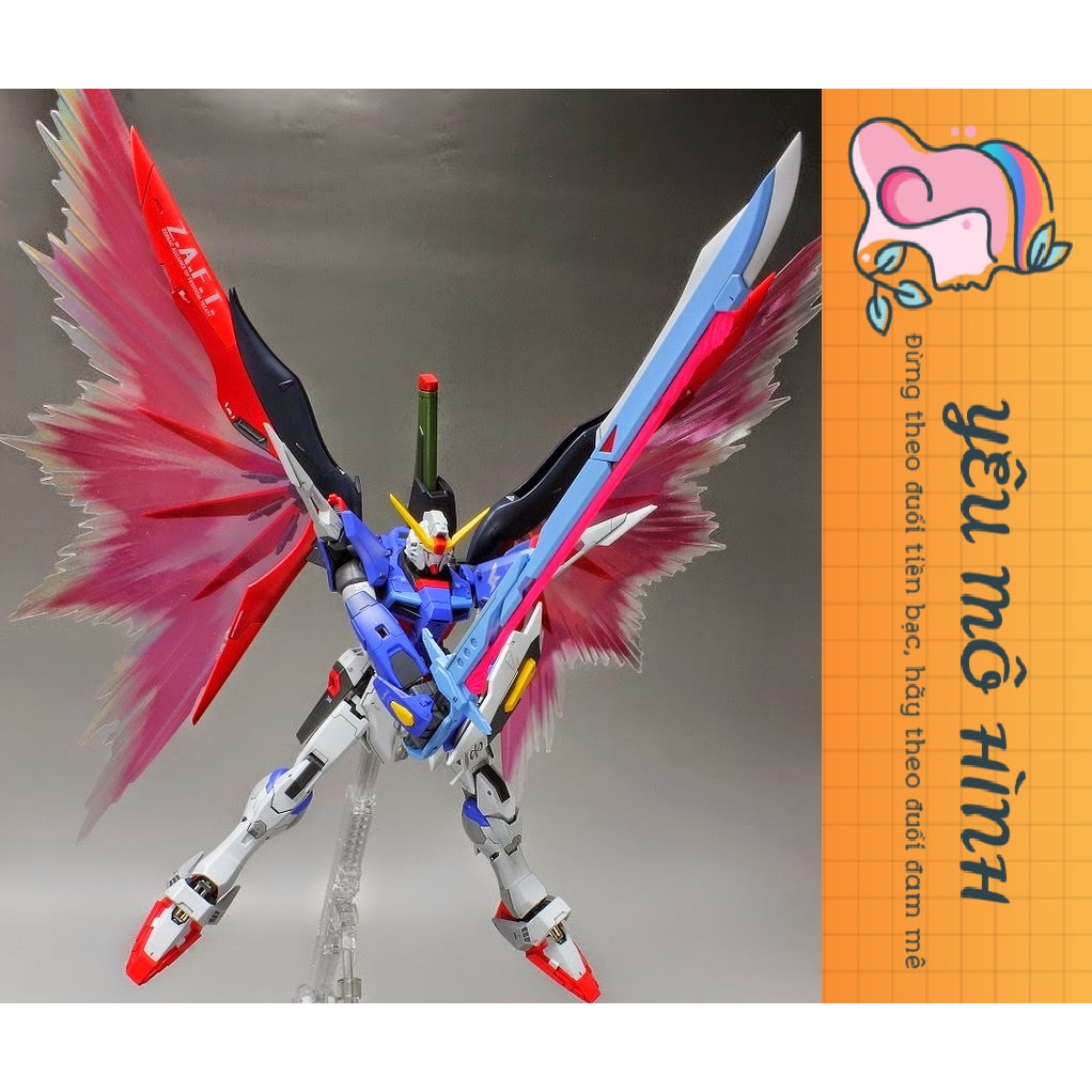 Gundam MG Destiny Extreme Blast Mode Tặng kèm Base trưng bày, Decal cà và Mô hình Pilot