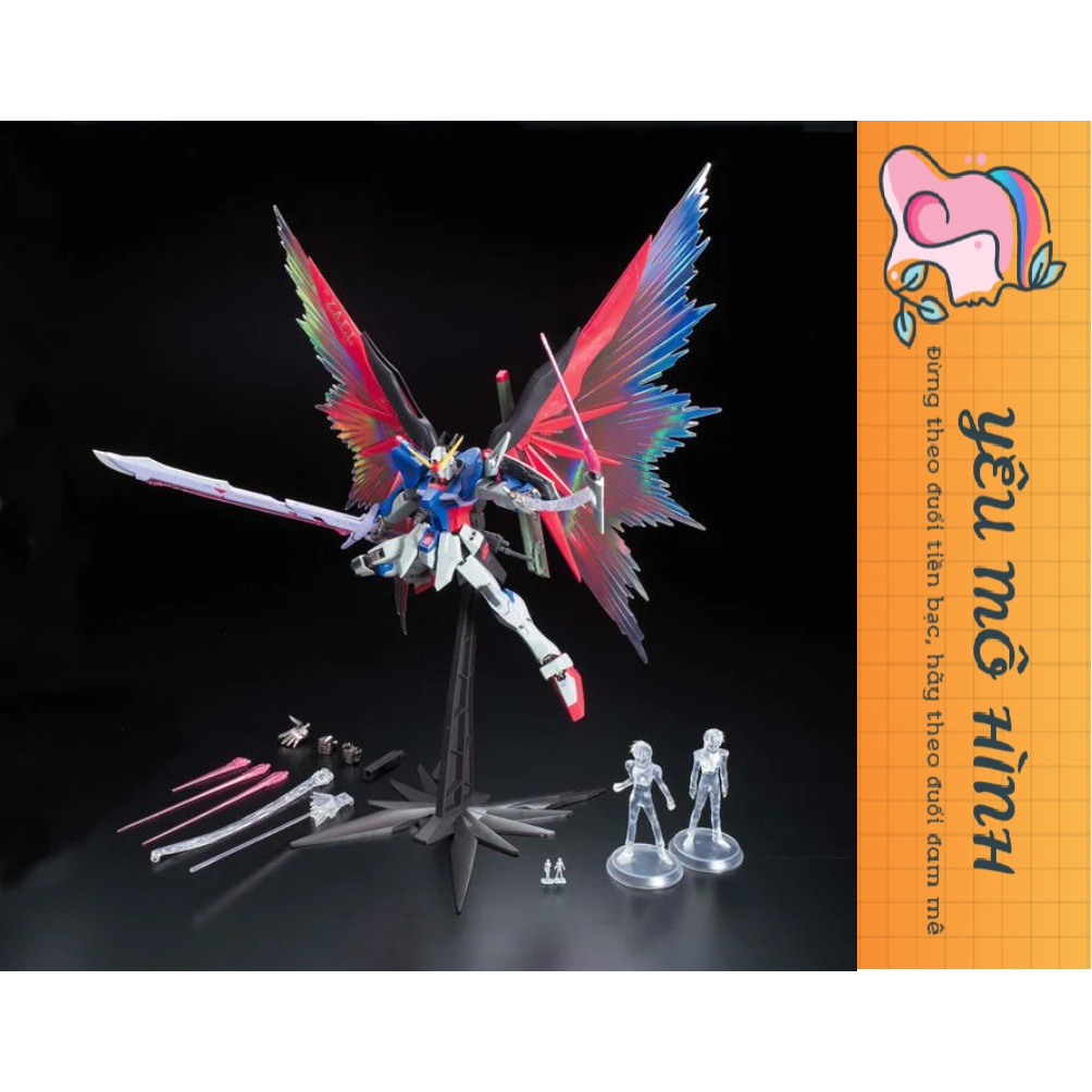 Gundam MG Destiny Extreme Blast Mode Tặng kèm Base trưng bày, Decal cà và Mô hình Pilot