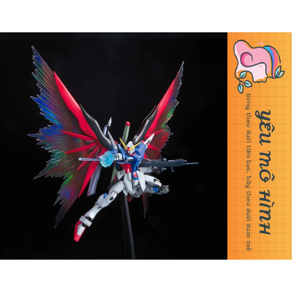 Gundam MG Destiny Extreme Blast Mode Tặng kèm Base trưng bày, Decal cà và Mô hình Pilot