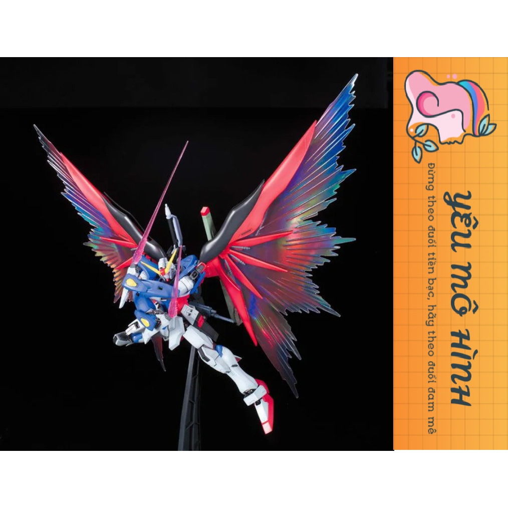 Gundam MG Destiny Extreme Blast Mode Tặng kèm Base trưng bày, Decal cà và Mô hình Pilot