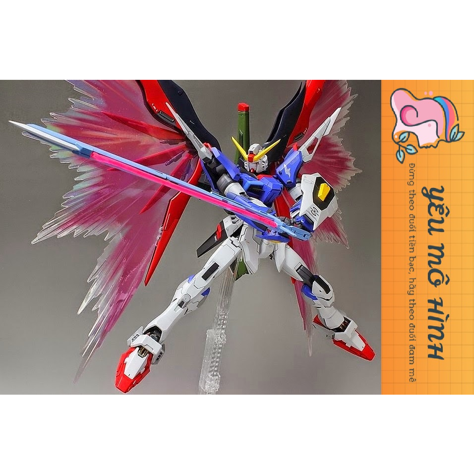 Gundam MG Destiny Extreme Blast Mode Tặng kèm Base trưng bày, Decal cà và Mô hình Pilot