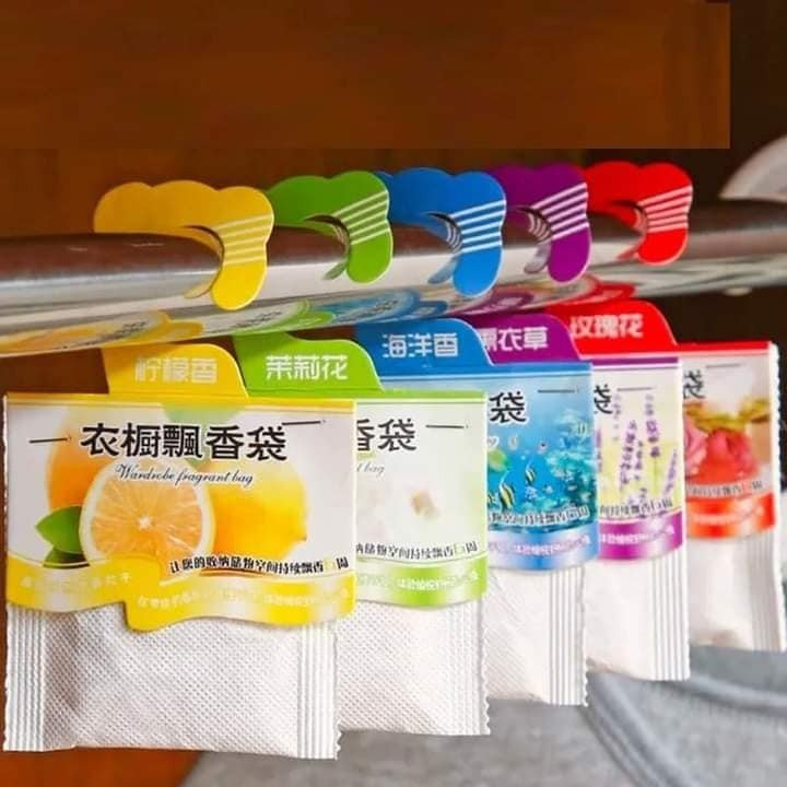 MA083 Túi thơm thảo mộc tinh dầu tự nhiên treo phòng, tủ quần áo, xe hơi có móc treo