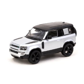Mô hình ô tô Land Rover Defender 90 Silver Metallic 1:64 Tarmac T64G-019-SL
