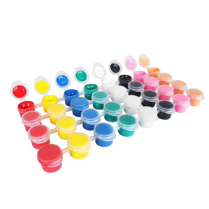 Vỉ màu nước 8 ô màu arylic TÔ MÀU GIẤY . Tô tượng