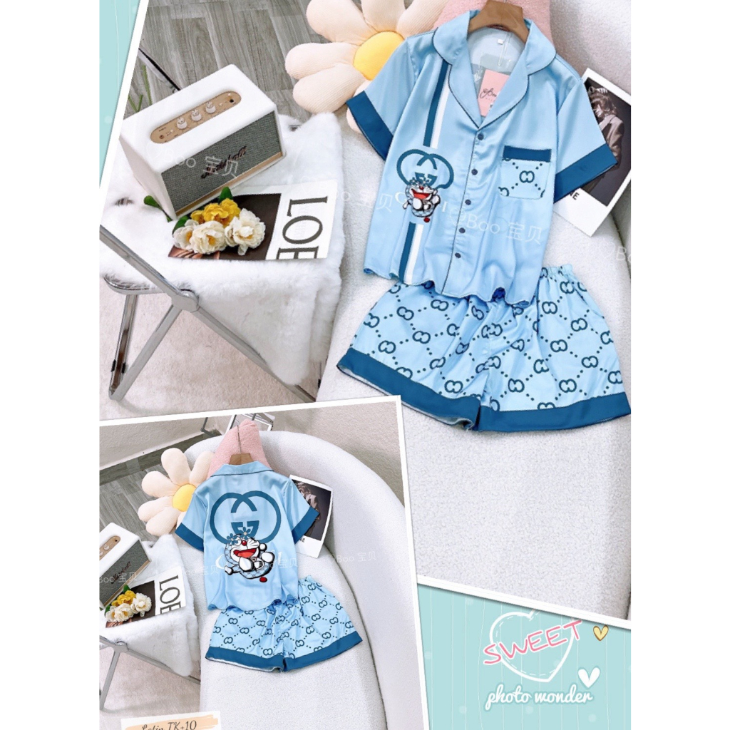 (40-56kg phần 3) Đồ bộ đùi latin BOO BOO pizama/pijama TNQN. hongduyen_2188. doraemon - mickey