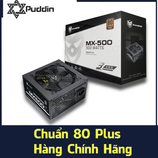 Nguồn máy tính puddin chuẩn 80plus công suất thực mx450, mx 500