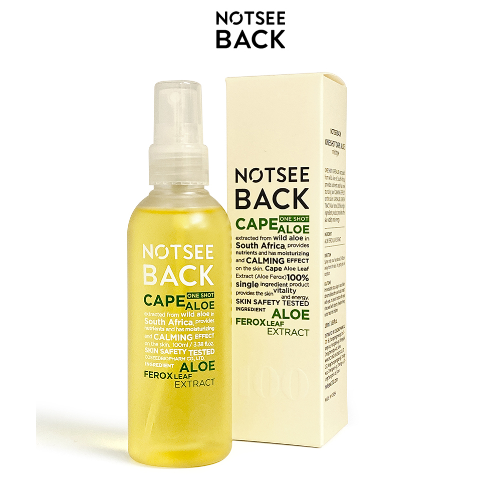 Tinh Chất Xịt Khoáng Chiết Xuất Nha Đam Làm Dịu Da Chuyên Sâu NOTSEEBACK ONE SHOT CAPE ALOE MIST TYPE 100ml