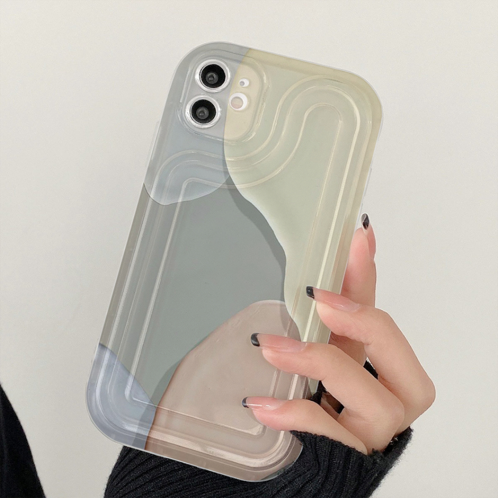 Ốp lưng iphone đệm khí màu loang dành cho dòng máy ip 6 6s 6plus 6splus 7/8 plus X/XS/XSMAX 13 13prm 14/plus/pro/prm