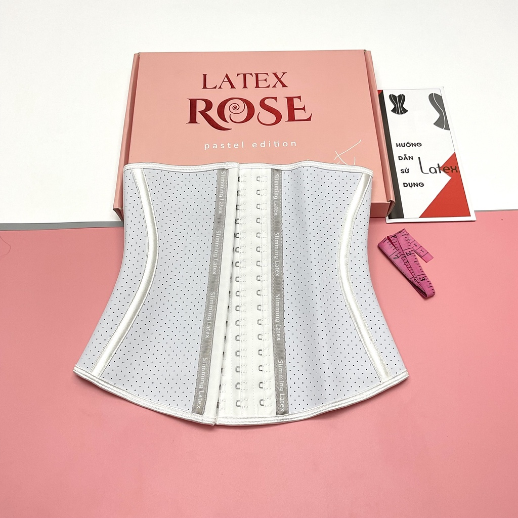 Đai nịt bụng Latex 9 xương thông hơi cao su non chuẩn Hy Lạp