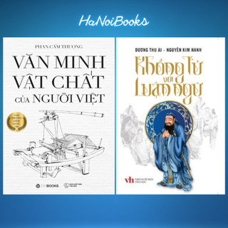 Sách - combo 2 cuốn văn minh vật chất của người việt + khổng tử với luận ngữ