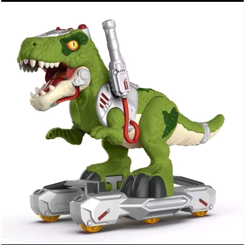 Xe đồ chơi khủng long Trex Phun khói