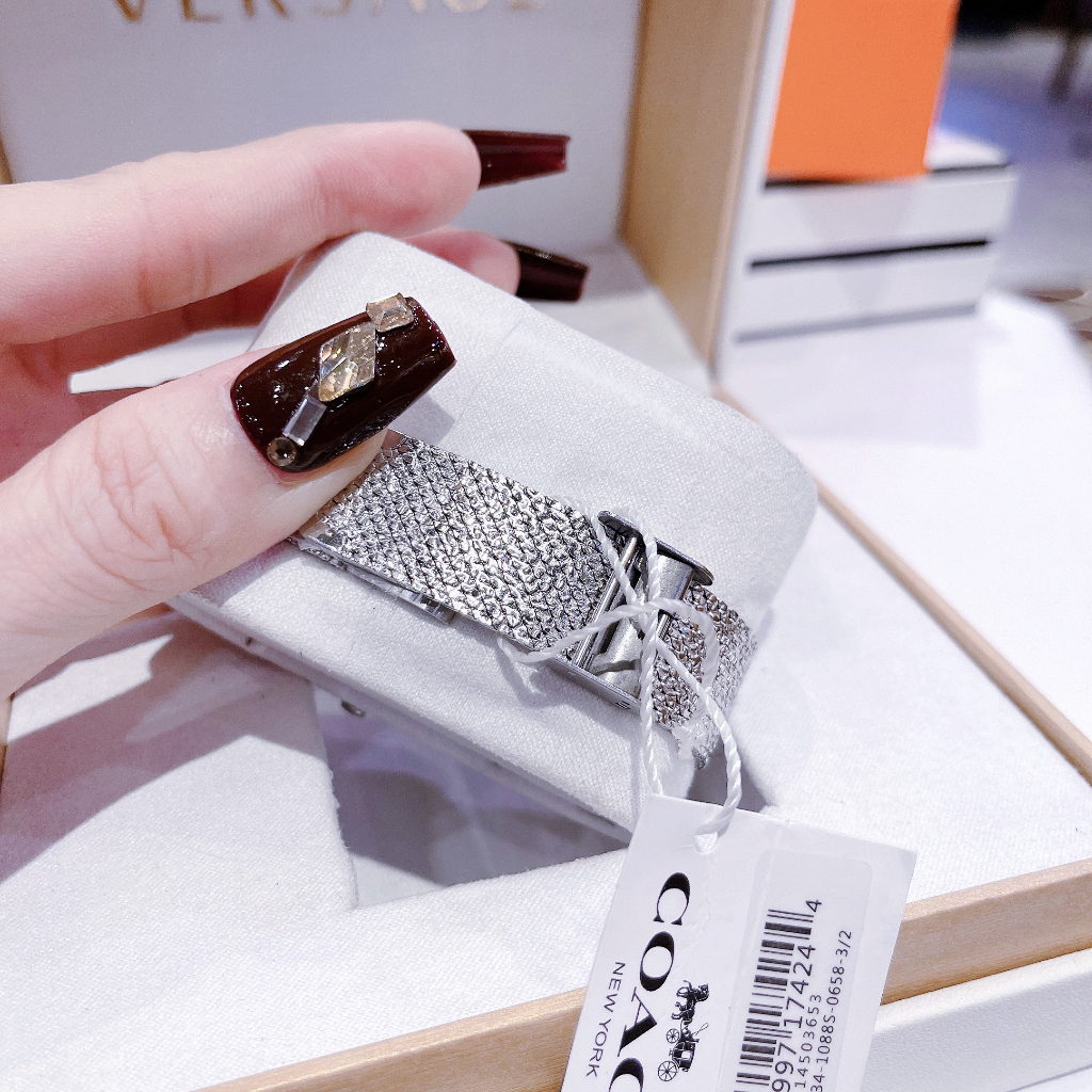 Đồng hồ đeo tay nữ, đồng hồ COACH mặt trăng cách điệu xinh lắm, 36mm, siêu sang chảnh dành cho phái nữ