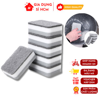 Miếng bọt biển rứa chén tạo bọt, miếng rửa chén mút xốp rửa sạch vết bẩn trên nổi chảo đa năng