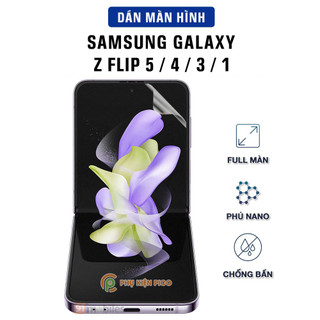 Dán màn hình Samsung Z Flip 5 / Samsung Z Flip 3 5G / Z Flip 4 full màn dẻo trong suốt - Dán dẻo Samsung Galaxy Z Flip 4