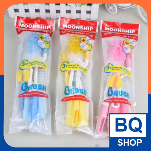 Bộ chổi cọ bình sữa 5 chi tiết BQSHOP