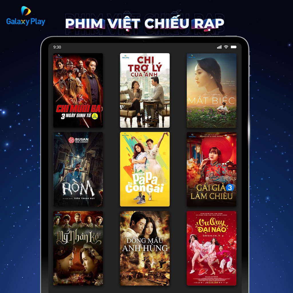  - Gói xem phim Galaxy Play Siêu Việt 1 THÁNG trên ứng dụng Galaxy Play