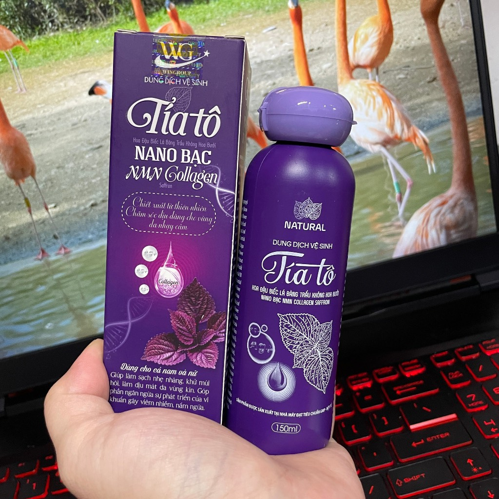 GIÁ SỈ_  Dung Dịch Vệ Sinh Phụ Nữ Tía Tô Nano Bạc 150ml