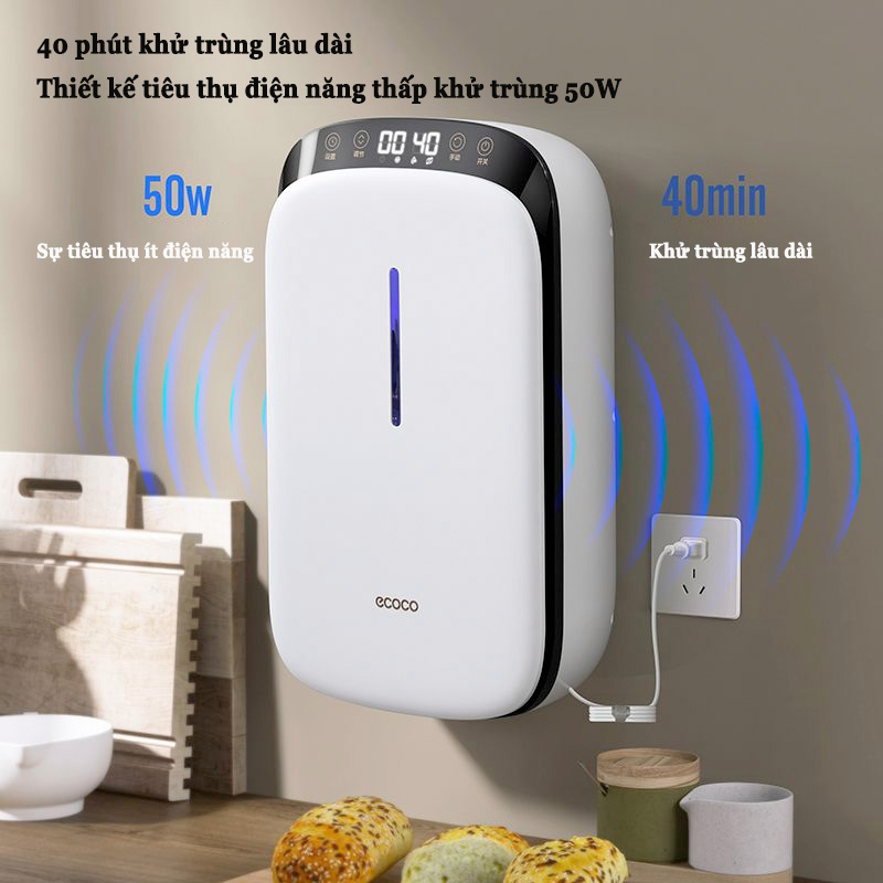 「 Sấy khí nóng 」Máy sấy và khử khuẩn đũa thìa Máy khử trùng đũa thìa có tia UV diệt khuẩn thông minh Máy sấy khô đũa