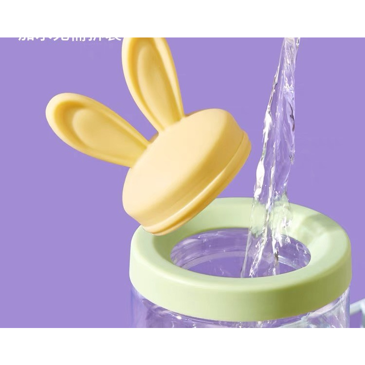 Bình nước bi tai thỏ 550ml và 950ml dành cho nhim - thỏ - bọ - chó - mèo