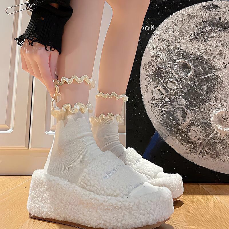 Tất Vớ cao cổ nữ công chúa Jengiang phong cách Lolita đính nơ thời trang Nhật Bản T1394
