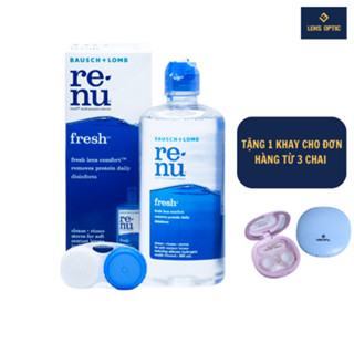 Nước ngâm lens Renu Bausch Lomb, nước rửa kính áp tròng USA -Lens Optic