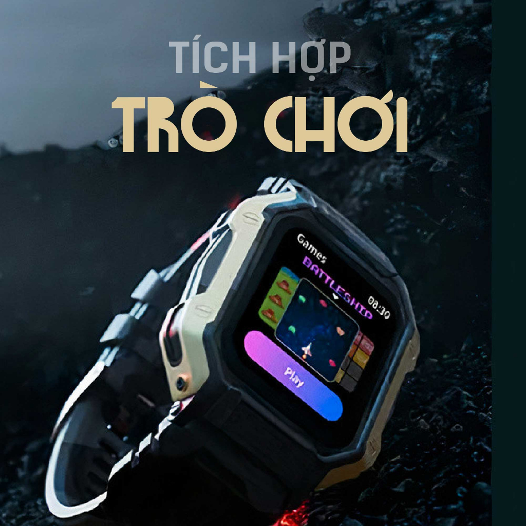 Đồng hồ thông minh FireBoltt Shark - Hãng phân phối chính thức | Màn HD | Nghe gọi | Tích hợp trò chơi