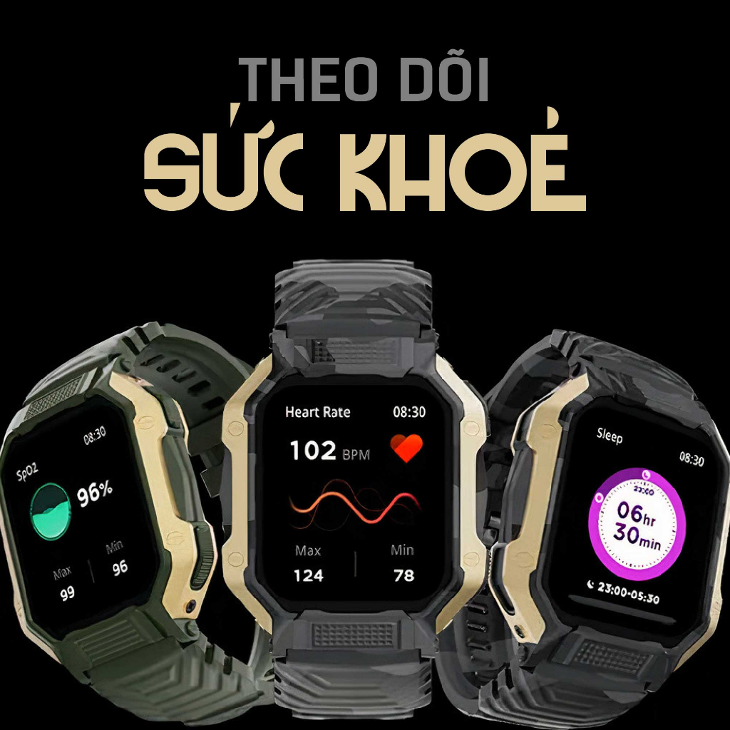 Đồng hồ thông minh FireBoltt Shark - Hãng phân phối chính thức | Màn HD | Nghe gọi | Tích hợp trò chơi