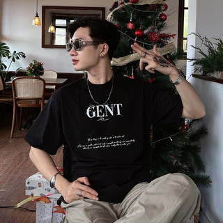 Áo thun Signature Basic Tee unisex nam nữ from rộng, tay lỡ, cổ tròn màu đen, trắng.
