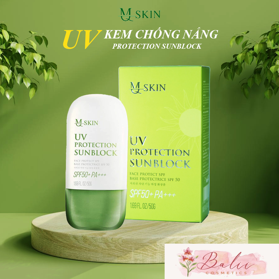 Kem chống nắng MQ SKIN SPF50+PA+++ uv protection sunblock 50g